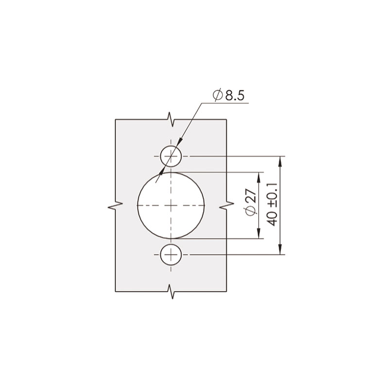 MS807-2B 90° Cửa trái phải Khóa thép không gỉ đa năng MS807-2B 90° Cửa trái phải Khóa thép không gỉ đa năng