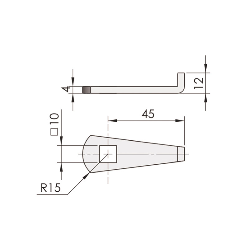MS807-2B 90° Cửa trái phải Khóa thép không gỉ đa năng MS807-2B 90° Cửa trái phải Khóa thép không gỉ đa năng