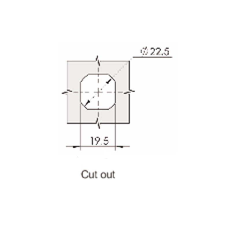 Khóa chốt nén MS816-1-4S Xi lanh khóa vuông 8 * 8 mm không có rãnh Khóa chốt nén MS816-1-4S Xi lanh khóa vuông 8 * 8 mm không có rãnh