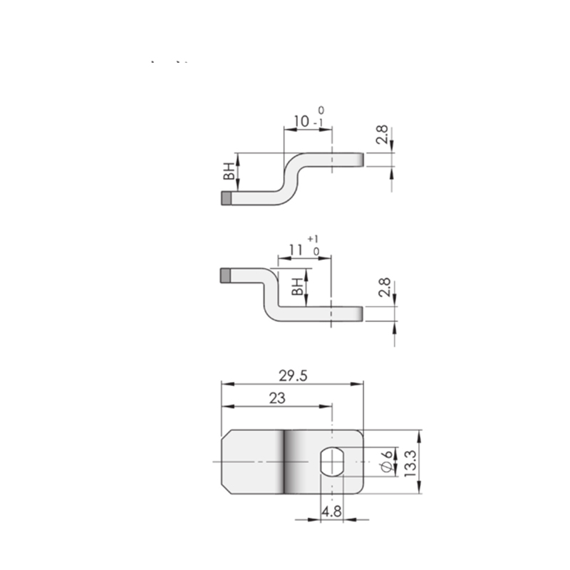 MS816-3S-2 Khóa chốt nén xi lanh vuông 6 * 6 mm MS816-3S-2 Khóa chốt nén xi lanh vuông 6 * 6 mm