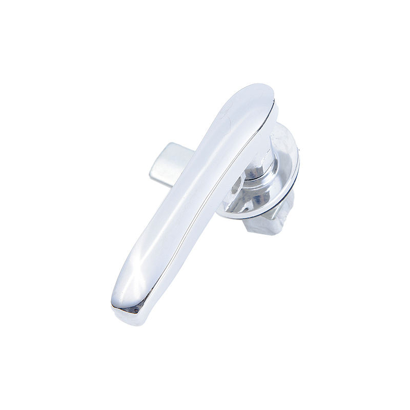 MS913 Khóa tay cầm công nghiệp hợp kim kẽm Chrome bên phải có ổ khóa