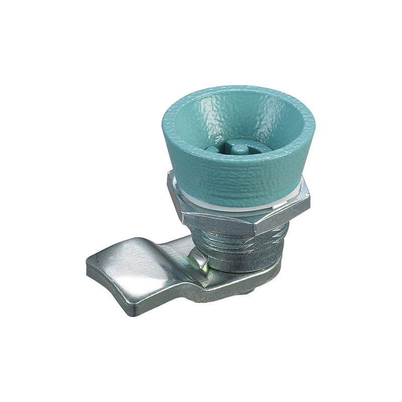 MS705-K01 Tay cầm bằng nhựa phun màu xanh lá cây Peacock Khóa hình trụ