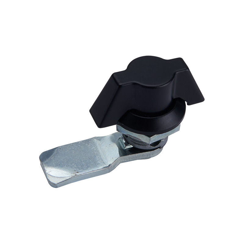 MS815-4A Khóa hình trụ đế sơn đen màu trắng kẽm Nut