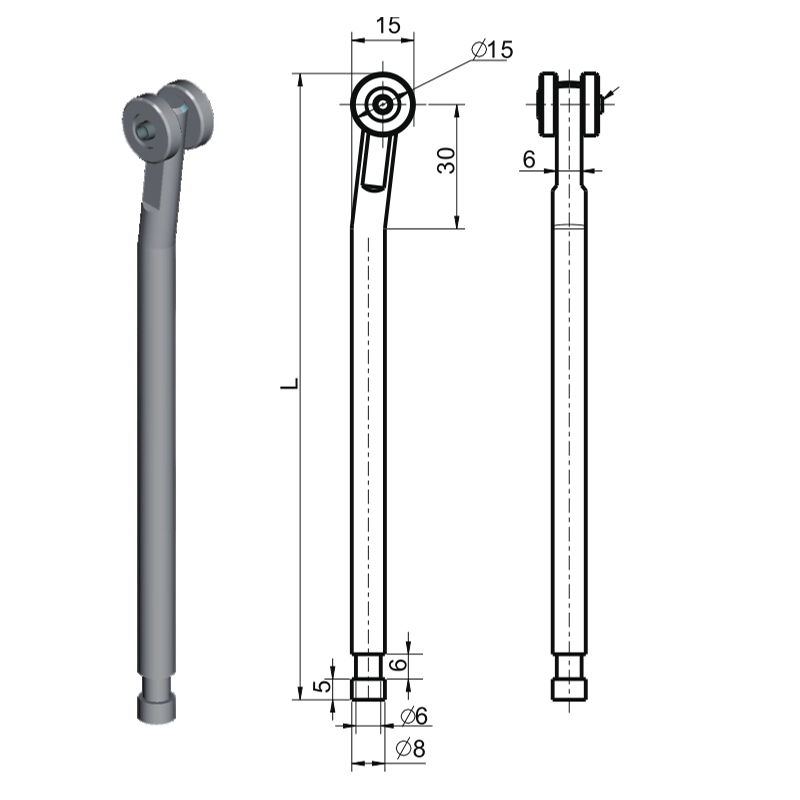 Phụ kiện khóa công nghiệp thanh kết nối LG002A