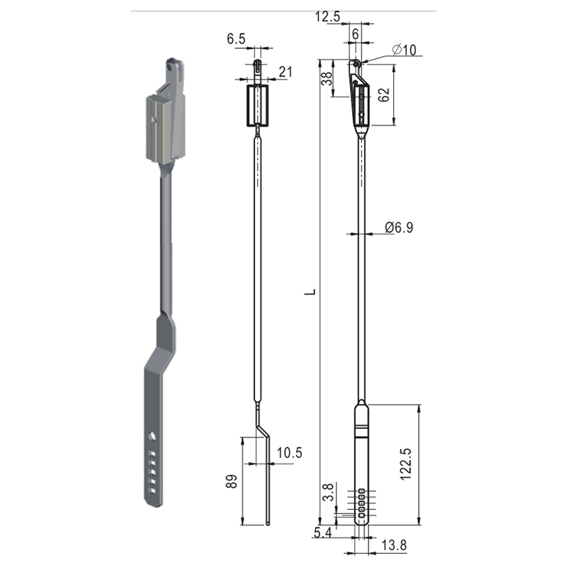 Phụ kiện khóa công nghiệp thanh kết nối LG002-1A