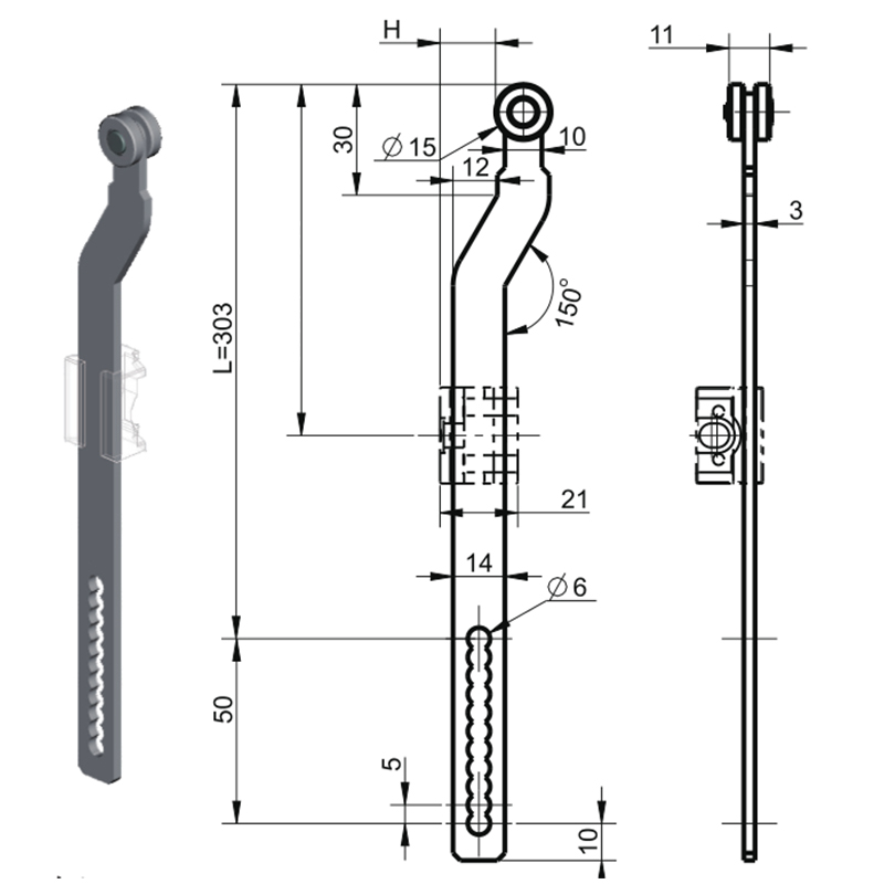 Phụ kiện thanh kết nối đa model LG006-C