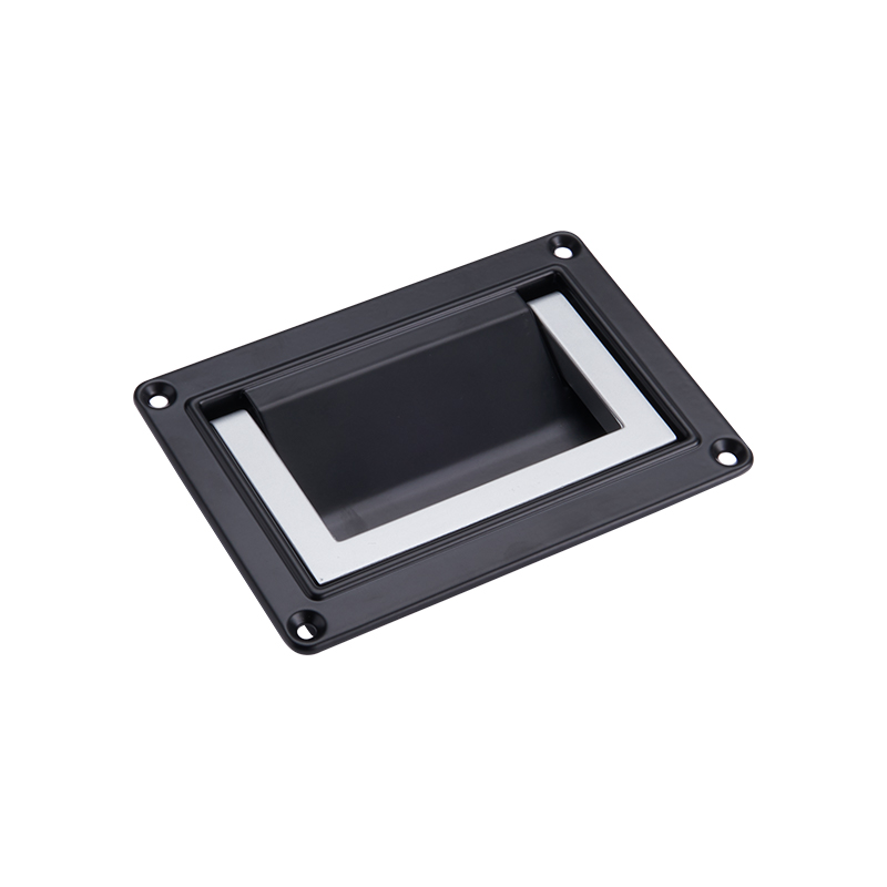 LS504-5-A Tay Nắm Cửa Chrome Đế Nhựa Màu Đen